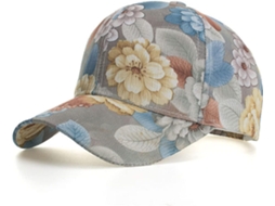 Boné Feminino com Abertura para Rabo Cavalo, Primavera, Verão, Casual | S/MARCA