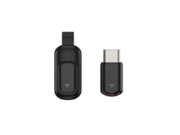 Mini Controle Remoto Inteligente Ir Com Adaptador Usb Tipo C E Aplicativo Para Smartphones, Tv Boxes E Ar Condicionado.
