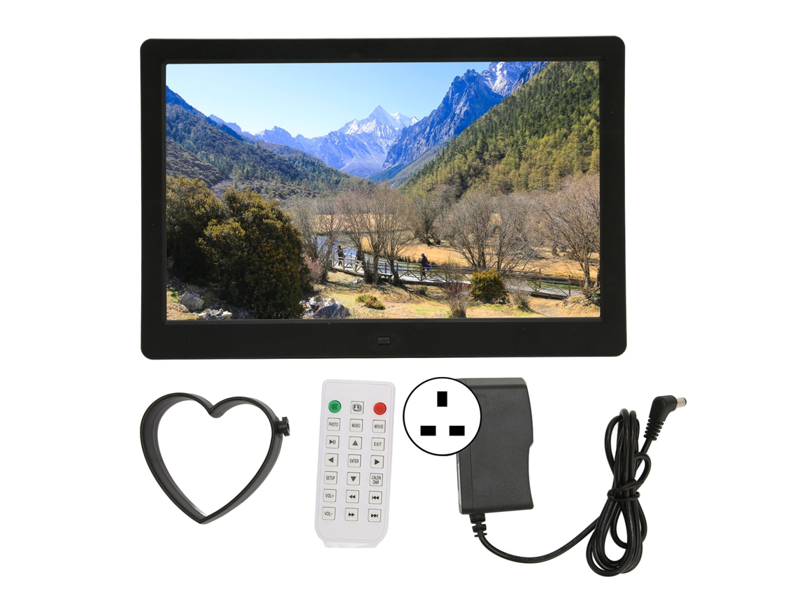 Quadro de Fotos Digital EOOCOO com Tela Led Hd e Compartilhamento Usb