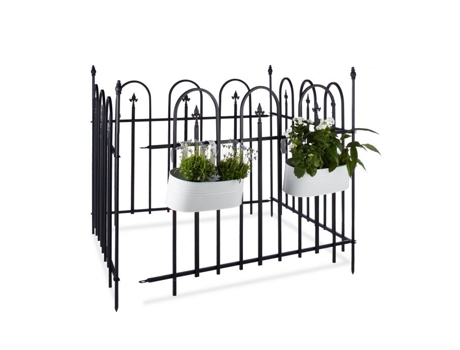Cerca De Jardim Em Metal Conjunto De 4 B2x