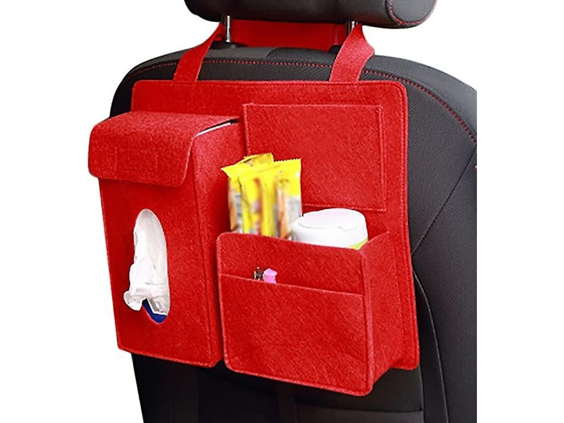 Organizador De Banco Traseiro Universal Para Carro, Caixa De Armazenamento Para Assento De Carro (vermelho)