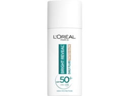 Paris Fluid Bright Reveal Anti Uv Com FPS 50 Contra Manchas Escuras 50 Ml Loréal