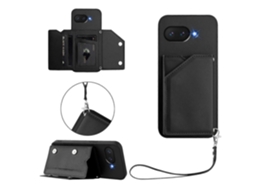 Capa Com Suporte Para Cartão E Alça De Pulso Para Google Pixel 9a
