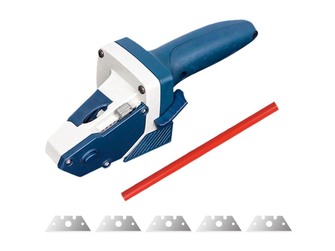 Cortador de gesso com 5 lâminas e fita métrica 5 m AQUAFORGE