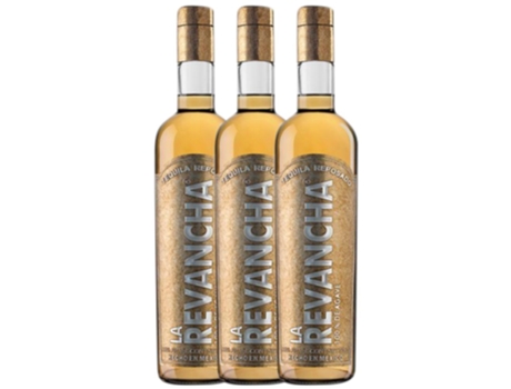 Tequila Azteca La Revancha Reposado 70 cl (Caixa de 3 unidades)