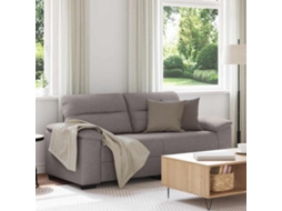 Vidaxl Sofá De 2 Lugares Em Tecido Bege, 180x81x84 Cm
