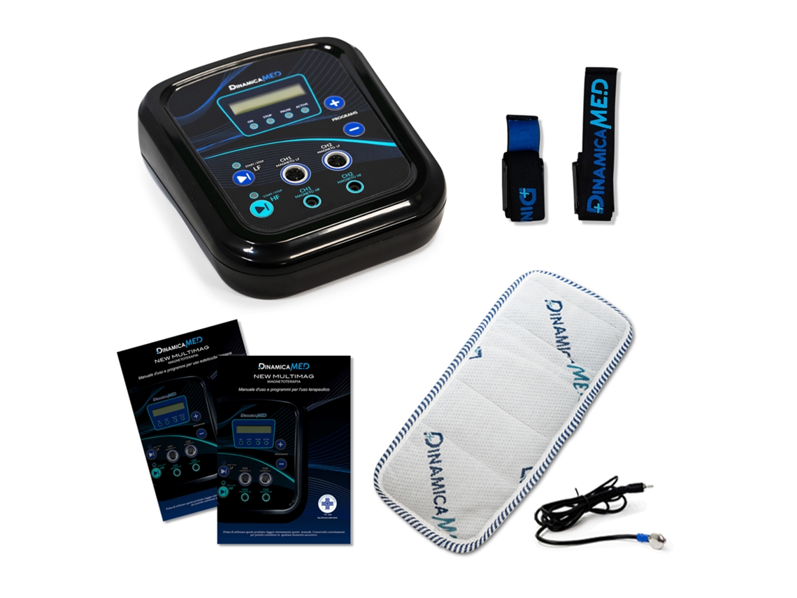 Dinamicamed New Multimag Pro 1.0 Aparelho De Magnetoterapia, Magnetoterapia Com 1 Difusor Em Tecido De Alta Frequência (HF)