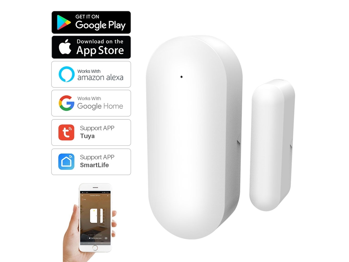 Sensor De Porta Inteligente Tuya Smart Wifi*