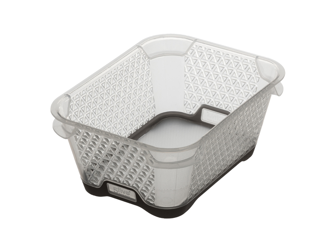 5FiveDuo Cesto Plástico 1,3L Taupe 5 FIVE SIMPLY SMART
