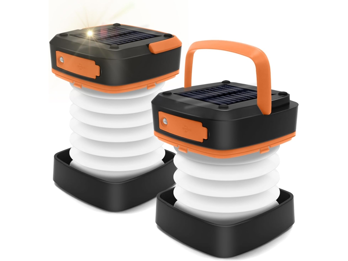 Lanterna Solar Portátil com 42 Leds e Carregamento USB AQUAFORGE