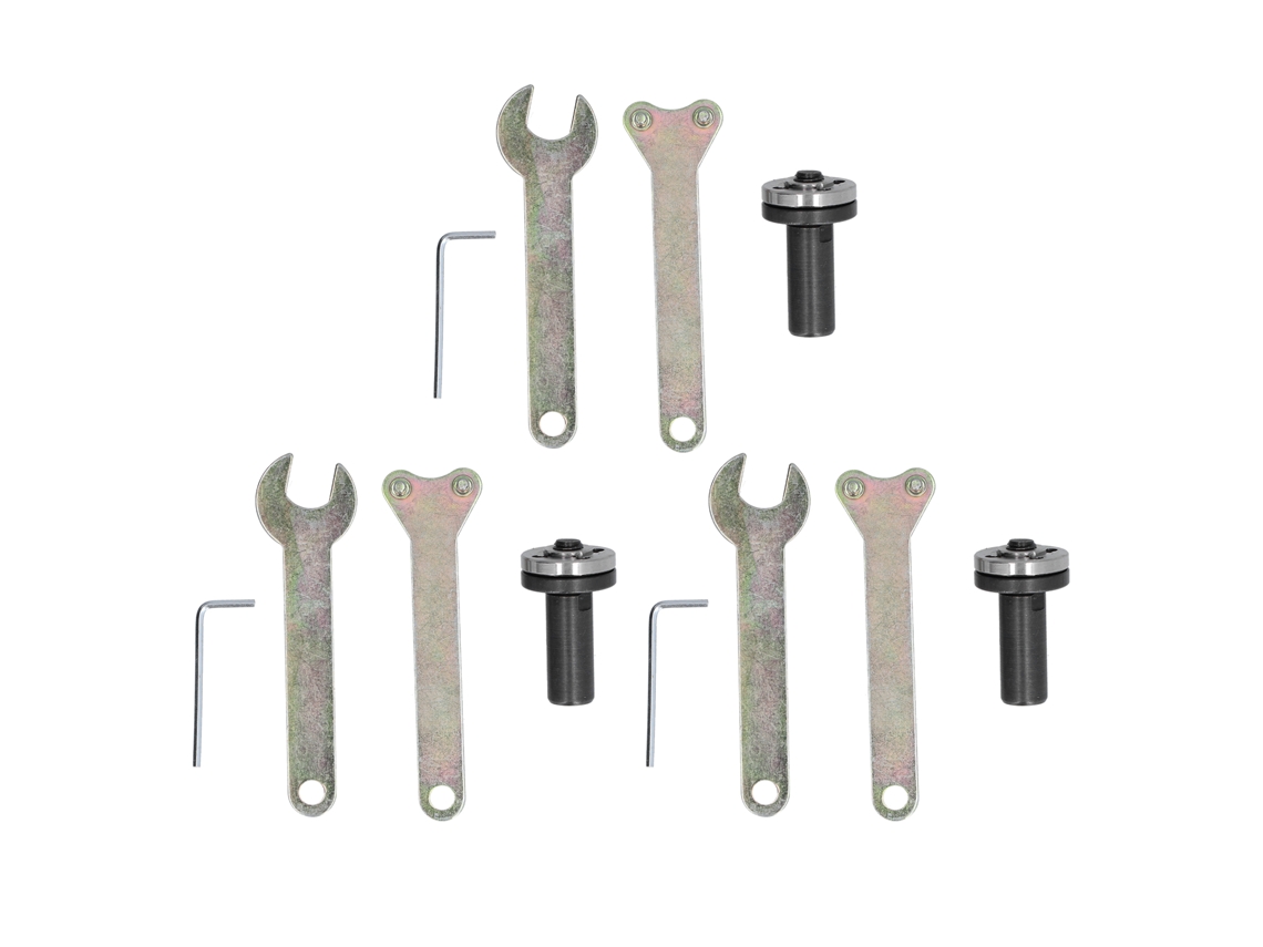 3 Conjuntos Acoplador Eixo Motor M10 Mandril Adaptador Broca Polidor Angular Barra Conexão Aço Inoxidável S/MARCA