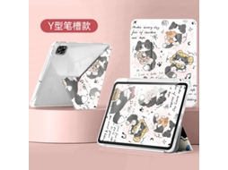 Capa Estilosa Para Ipad 2022 10,2 Em Formato Y Greedy Border Collie
