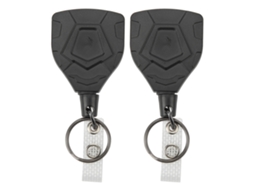Mali 2pcs Porta chaves de Corda com Alta Elasticidade Aço Inoxidável Resistente Ao Desgaste Retrátil para Exterior