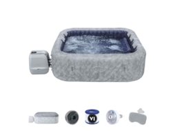 Spa inflável BESTWAY Lay z spa San Francisco, 230x230x71cm, para 5-7 pessoas, Hydrojet