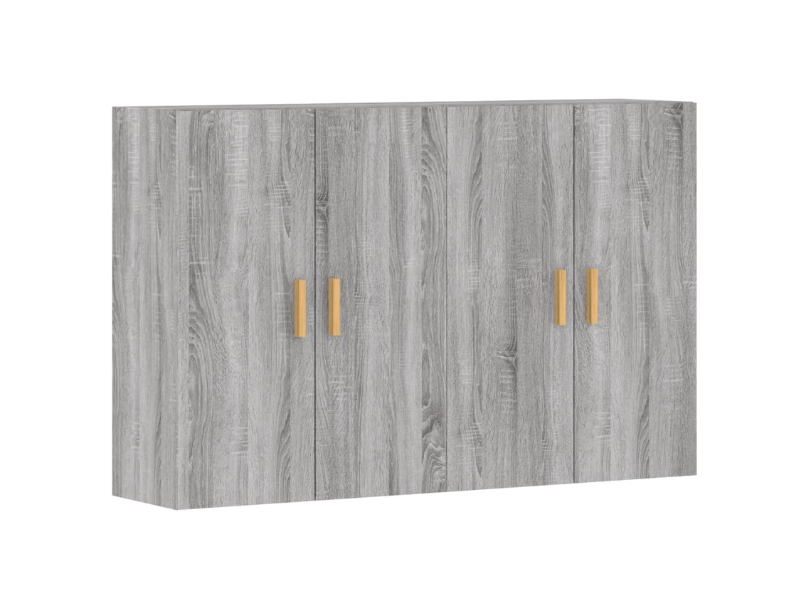 Móveis de Parede 2 Pcs de Madeira Cinzento Sonoma MAISON EXCLUSIVE