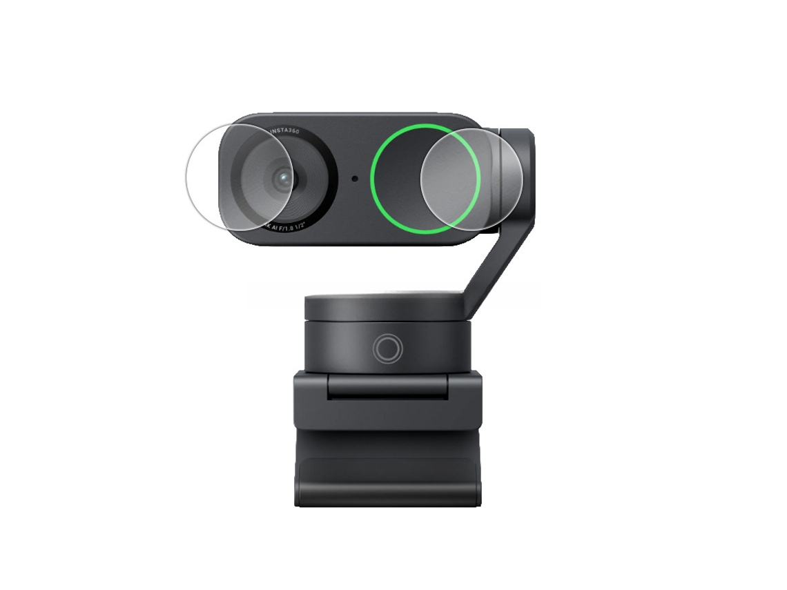 Protetor de Ecrã para Insta360 Link 2c Luz Roxa Protetora os Olhos Película Protetora de Vidro Temperado de Câmeras CUICH (3 Pack)
