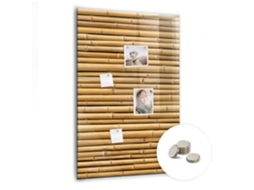 Quadro Magnético De Parede Bambu Para O Quarto Das Crianças Espelharte (70x100 Cm)