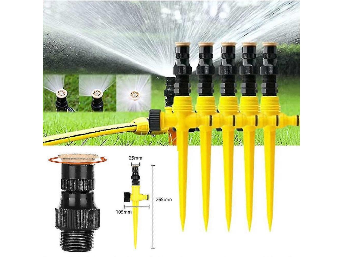 360 Sistema De Irrigação Automática Rotativo Sistema De Irrigação Gramado Regando O Aspersor