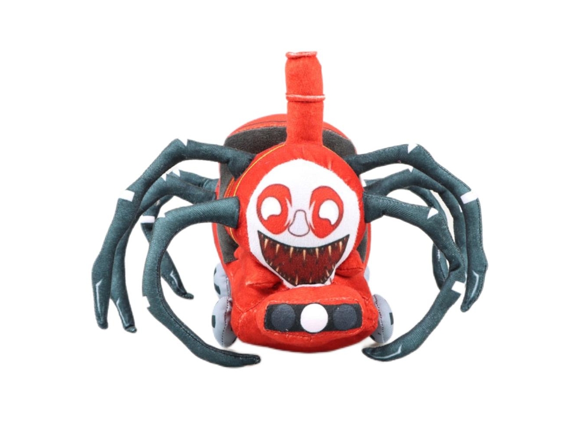 Mali brinquedo de Pelúcia Trem de Terror Jogo Cartoon Aranha Macio Presente para Crianças