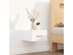 Vidaxl Mesa De Cabeceira Montagem Na Parede 35x35x20 Cm Branco