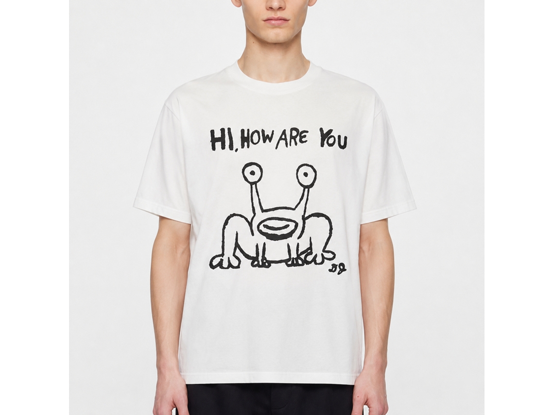 Daniel Johnston Hi How Are You Mural T-shirt Classic Unisex Adults Size:xxl
