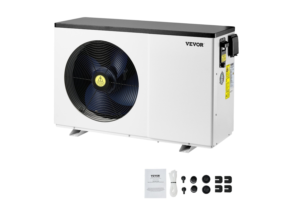 Vevor Bomba De Calor Eléctrica Para Piscina 3,22-15,25 Kw 1000 X 391 X 654 Mm