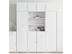 Mueble de almacenaje 80x42,5x225 cm Derivados de Madera Blanco