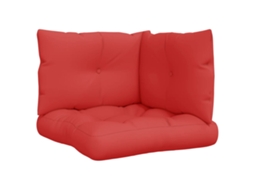 Pallet Cushion, Pallet Cushions Vidaxl Vermelho Poliéster (n/a)