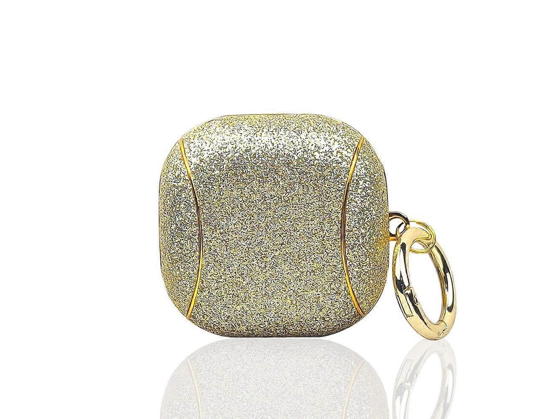 Capa Protetora Para Fones De Ouvido Sem Fio Com Pó De Glitter Galvanizado Para Samsung Galaxy Buds 2 Pro