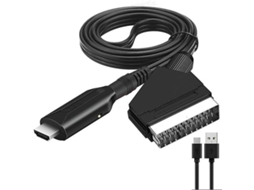 Conversor Scart Para Hdmi, Adaptador Scart Para Hdmi Tudo Em Um, Perfeito Para 1080p. Aquaforge
