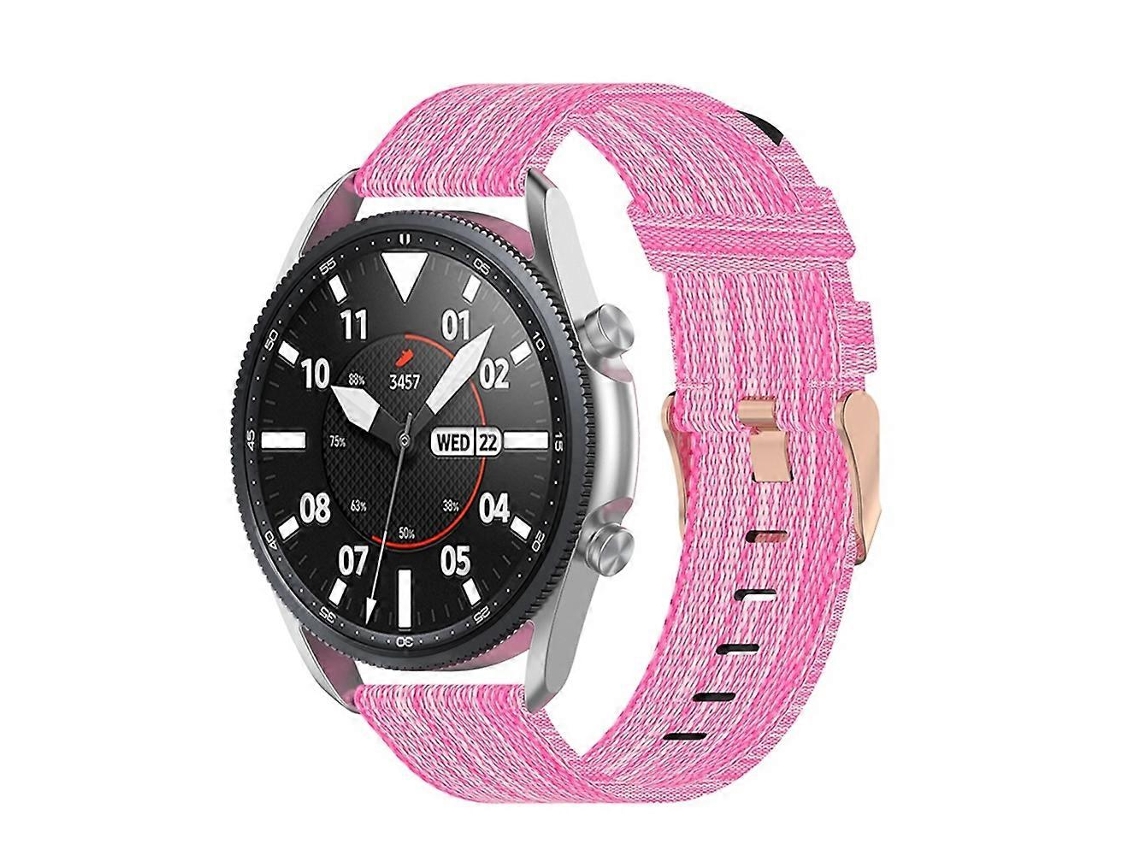 Pulseira De Nylon Trançado Para Galaxy Watch 3 De 45 Mm, Tamanho Único De 22 Mm.