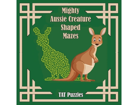 Livro Mighty Aussie Creature Shaped Mazes De Tat Puzzles (inglês)
