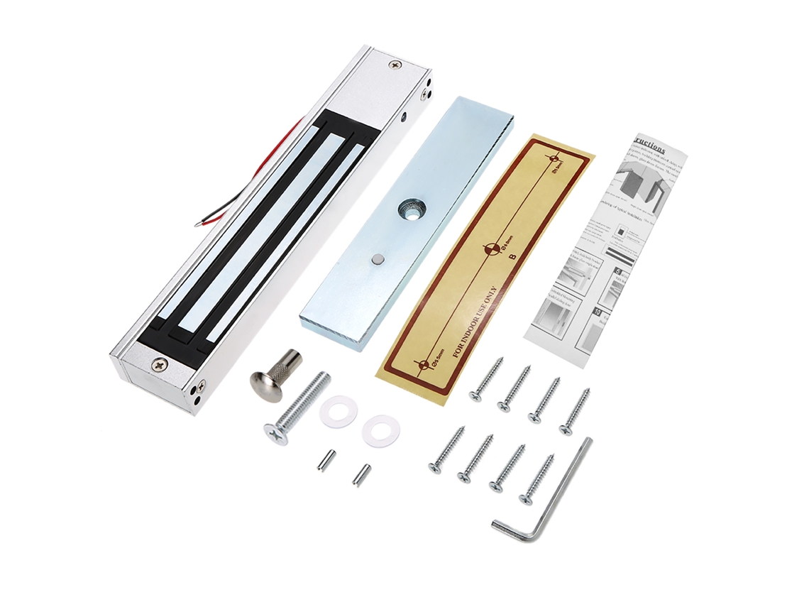 Laxiscreed Fechadura Magnética Para Porta Única De 12v, Capacidade De 280 Kg Para Maior Segurança