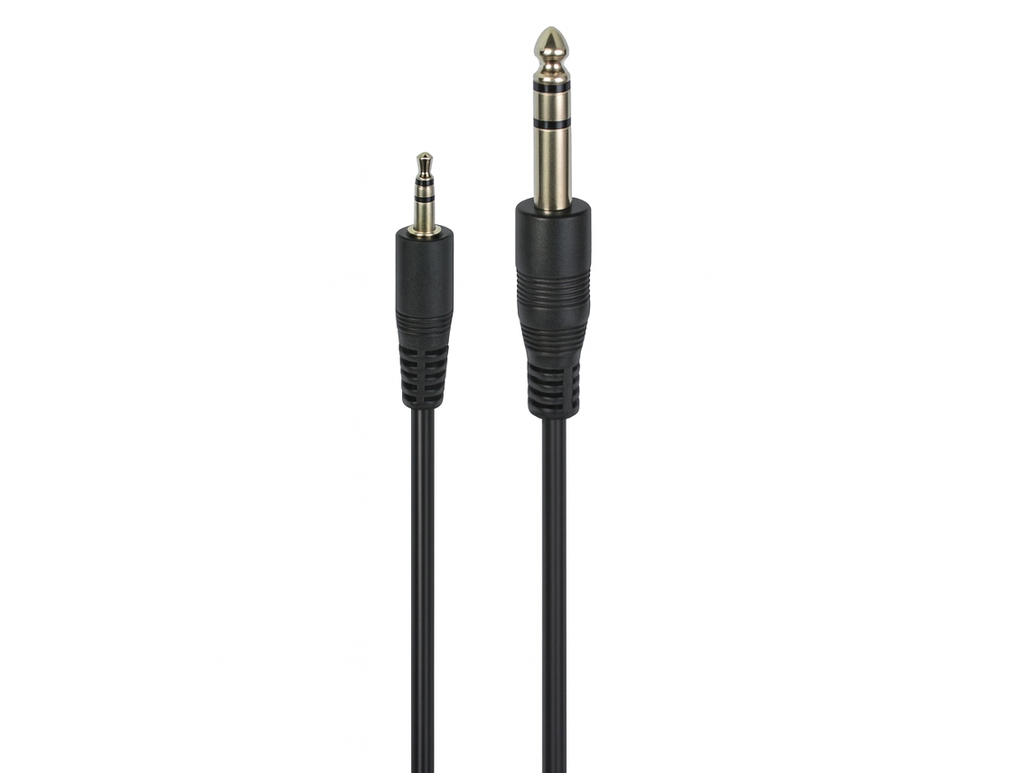 Cabo De Som Jack 3.5mm M Para Jack 6.3mm 1.5m Xin Yue 8759 Preto
