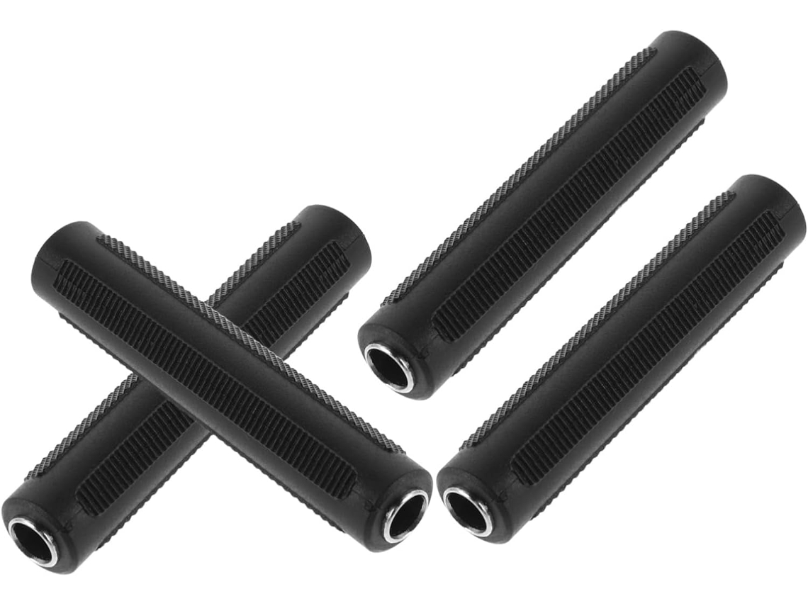 Conjunto De 4 Adaptadores Estéreo Fêmea Fêmea Para Microfone, Para Sistemas Estéreo E Gravação De Ví Gokoco