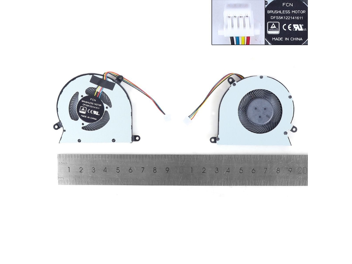 Ventilador para notebook Mechrev S1 Pro S2/s3 Acer Aspire C22 760 Org Compativel