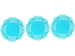 Conjunto De 3 Porta Copos Silicone Coloridos Com Design Vazado Flor, Isolantes Térmicos E Antiderrapantes Para Copos, Vayotoy