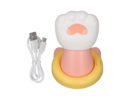 Mali luz Noturna Garra de Gato Cute para Bebê Dormir Ambiente com Luz Suave Magnética