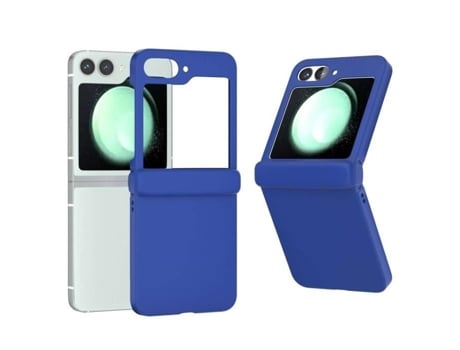 Capa Proteção Frontal Traseira Para Samsung Htdmobiles Rígida Azul
