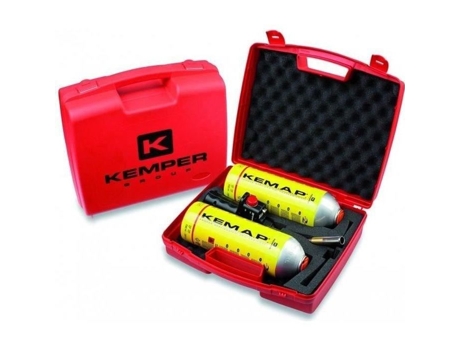 Tocha a Gás Kit 2 Garrafas de Propano Lâmpada de Solda Profissional KEMPER