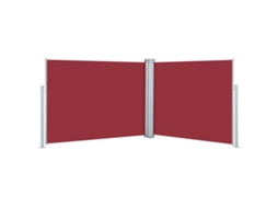 Side Awning, Side Awnings Vidaxl Vermelho Poliéster (140 X 1000 Cm)