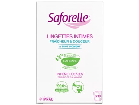 Toalhete Íntimo 10 Indivíduos SAFORELLE