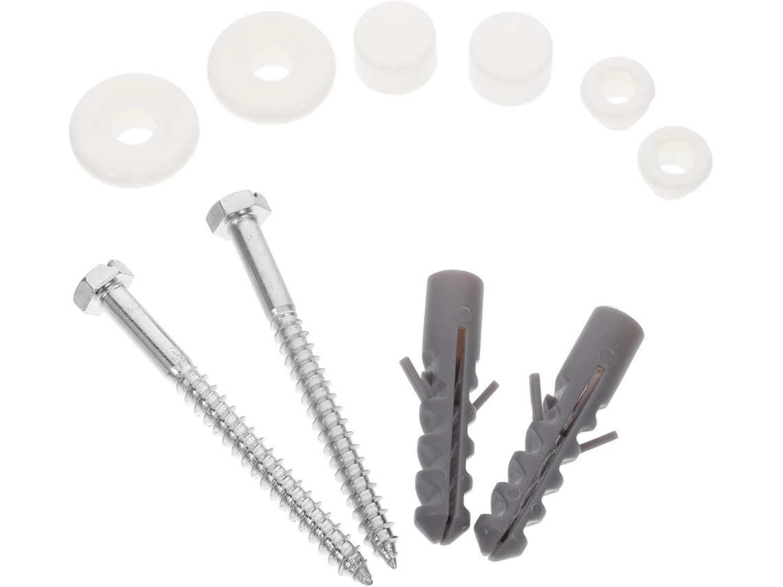 Kit De Parafusos Para Fixação Da Caixa Acoplada Do Vaso Sanitário: Parafusos Reforçados E Vedação Universal À Prova D'água.