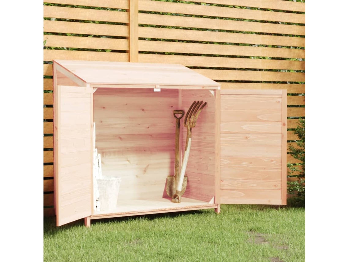 Vidaxl Abrigo De Jardim 102x52x112 Cm Madeira De Abeto Maciça