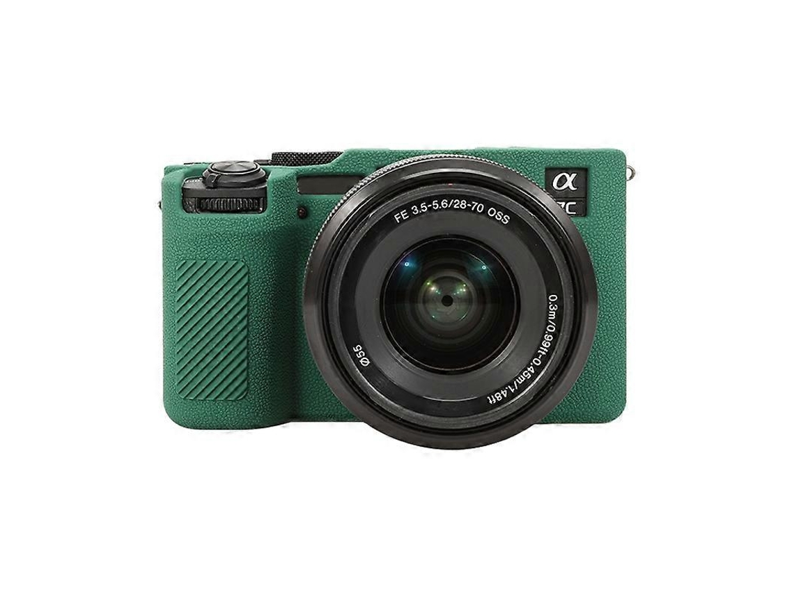Capa Protetora De Silicone Macio Com Textura De Lichia Para Sony Ilce-7cm2 / A7c Ii / A7cr