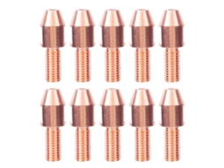 10pcs Ponta De Contato De Solda Cobre Puro Bico M12 Acessório Para Soldagem Submersa À Ar