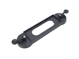 Suporte antiderrapante para pedra de afiar em plástico, com base frontal e traseira, para uso doméstico.