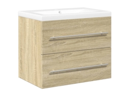 Bathroom Furniture Set, Bathroom Furniture Sets Vidaxl Marrom Madeira Processada (60 X 38.5 X 48 Cm)