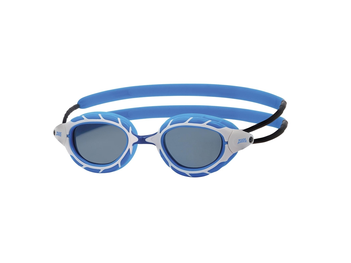 Óculos de Natação Predator Flex Unissex Adulto Tamanho Único Azul/ Branco AQUAFORGE