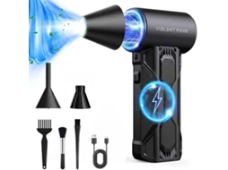 Ventilador Turbo Jet De 130.000 Rpm, Potente Soprador De Ar Elétrico Para Pc E Carro (preto)